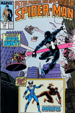 Couverture de SPECTACULAR SPIDER-MAN (1976) #128 - par Al Milgrom - lecubeacomics.com