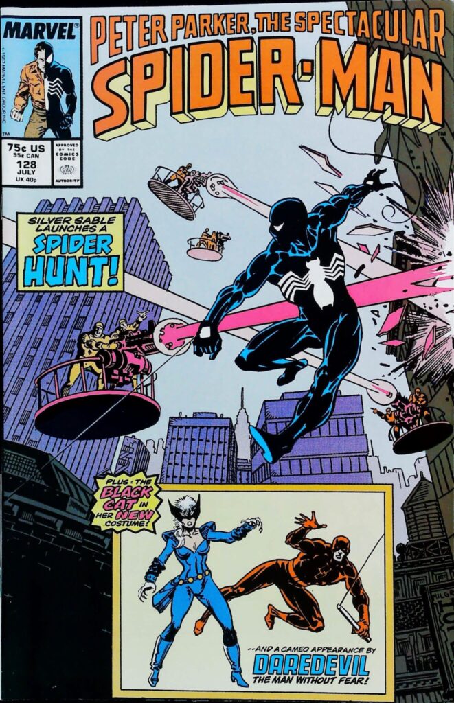 Spectacular Spider-Man #128, vue de l'exemplaire