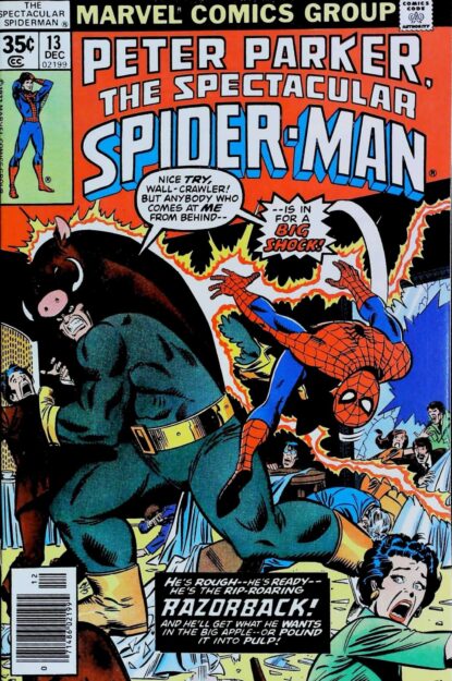 Couverture de SPECTACULAR SPIDER-MAN (1976) #13 - par Sal Buscema - lecubeacomics.com