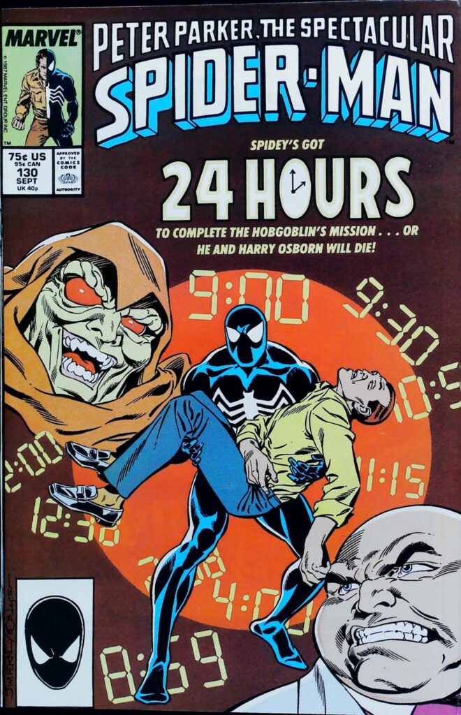 Spectacular Spider-Man #130, vue de l'exemplaire