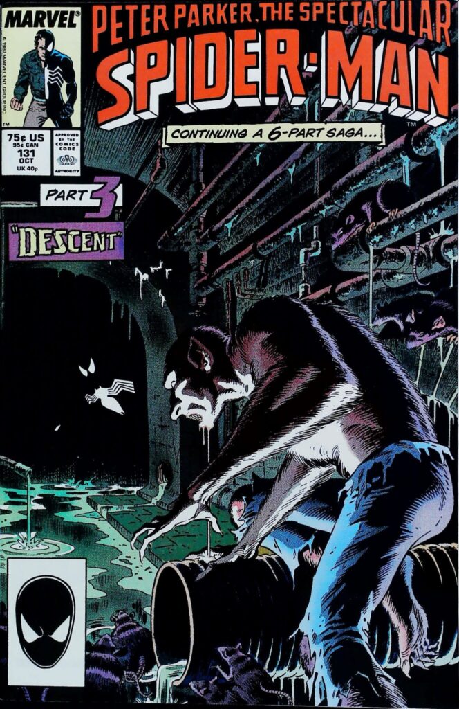 Spectacular Spider-Man #131, vue de l'exemplaire