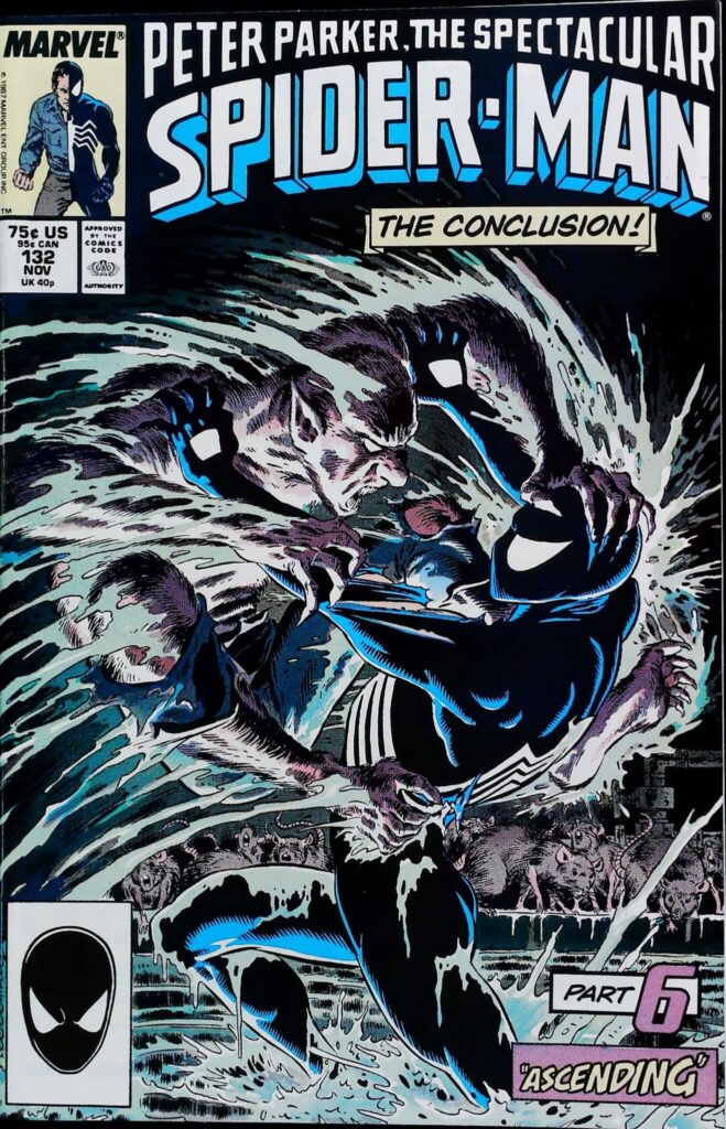 Spectacular Spider-Man #132, vue de l'exemplaire