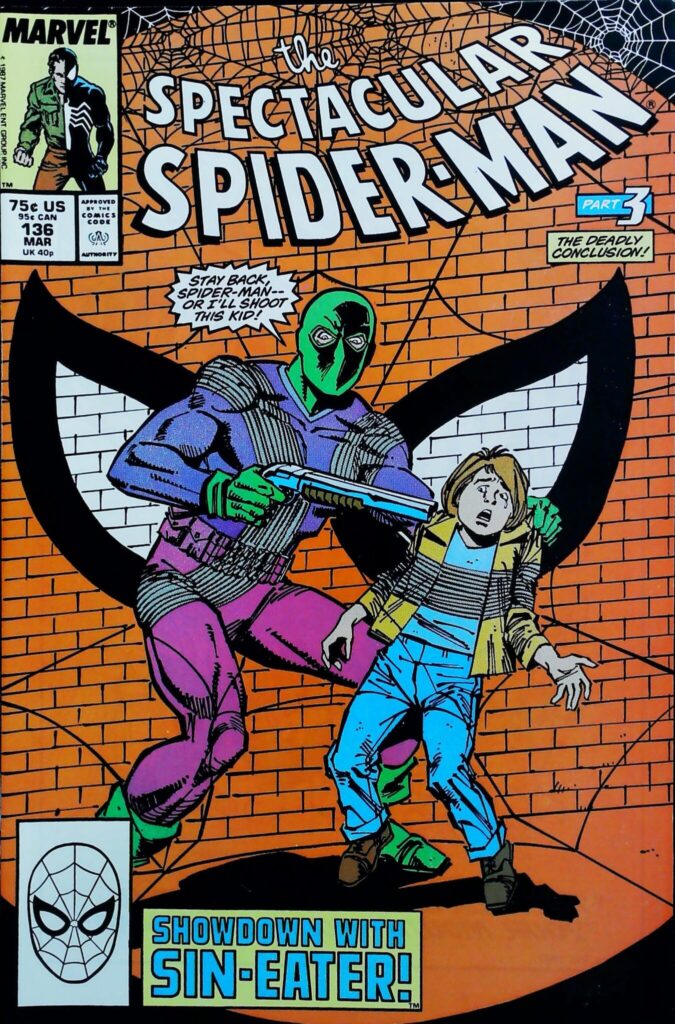Spectacular Spider-Man #136, vue de l'exemplaire