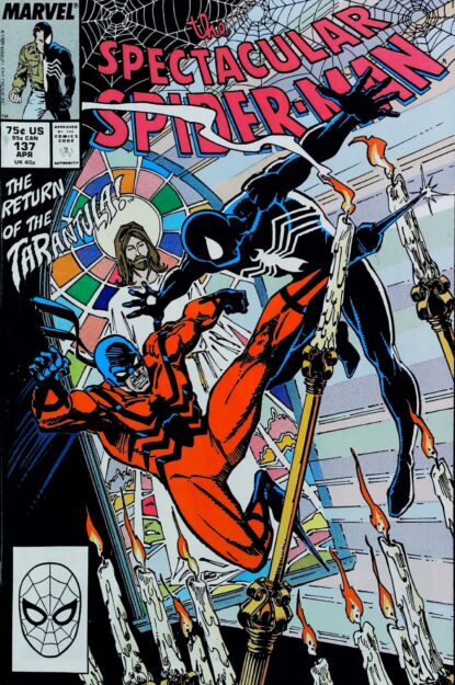 Couverture de SPECTACULAR SPIDER-MAN (1976) #137 - par Sal Buscema - lecubeacomics.com