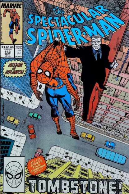 Couverture de SPECTACULAR SPIDER-MAN (1976) #142 - par Sal Buscema - lecubeacomics.com