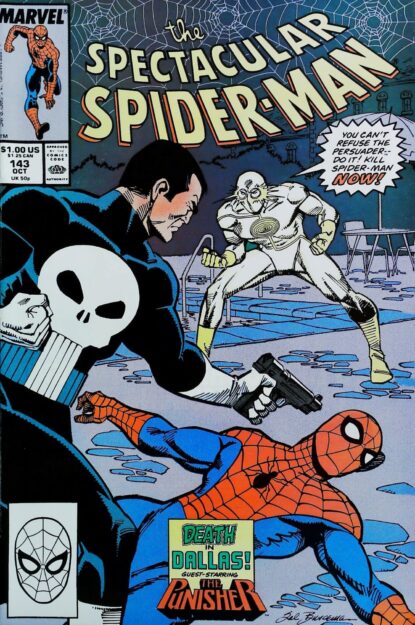 Couverture de SPECTACULAR SPIDER-MAN (1976) #143 - par Sal Buscema - lecubeacomics.com