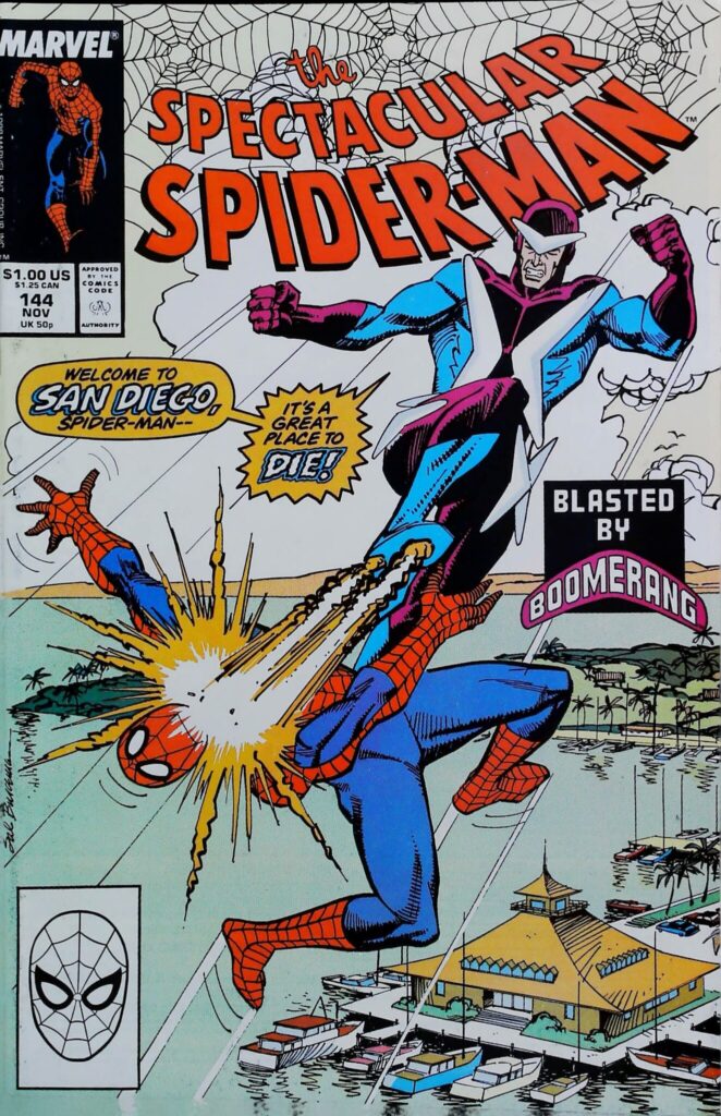Spectacular Spider-Man #144, vue de l'exemplaire