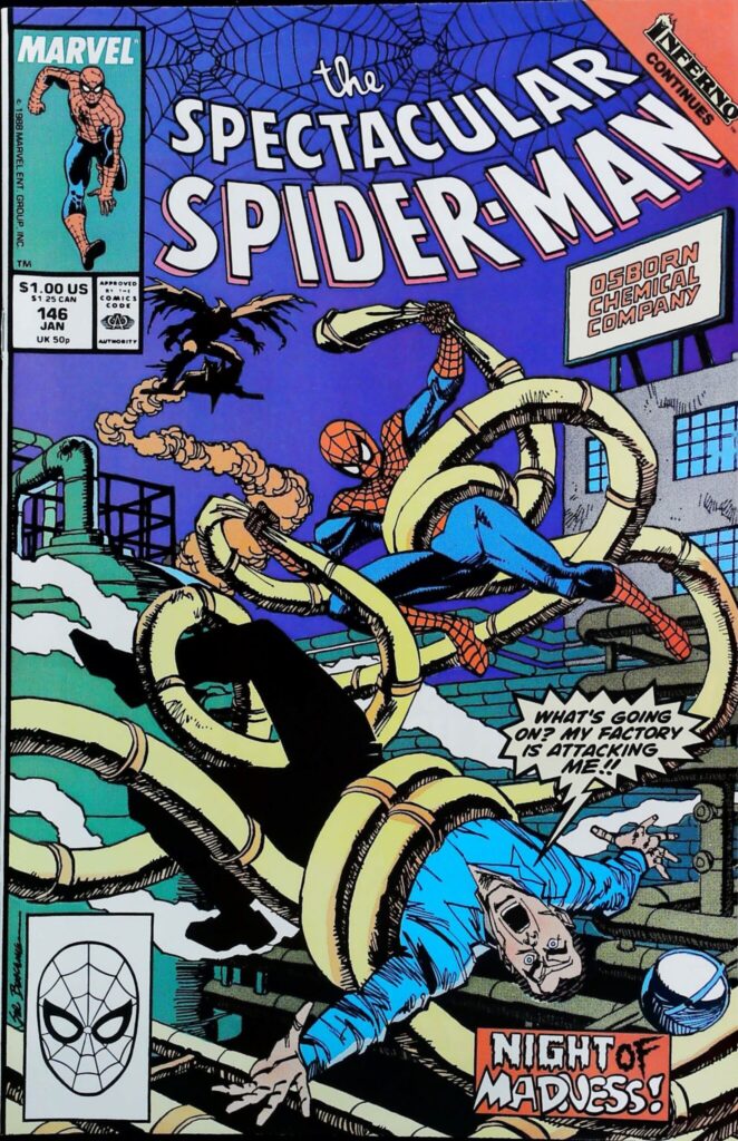 Spectacular Spider-Man #146, vue de l'exemplaire