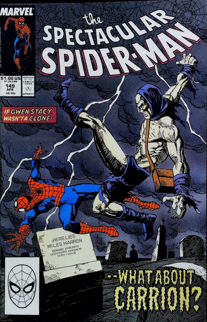 Spectacular Spider-Man #149, vue de l'exemplaire