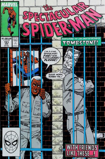 Couverture de SPECTACULAR SPIDER-MAN (1976) #151 - par Sal Buscema - lecubeacomics.com