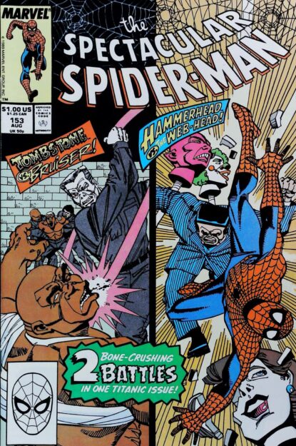 Couverture de SPECTACULAR SPIDER-MAN (1976) #153 - par Sal Buscema - lecubeacomics.com
