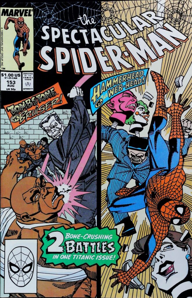 Spectacular Spider-Man #153, vue de l'exemplaire