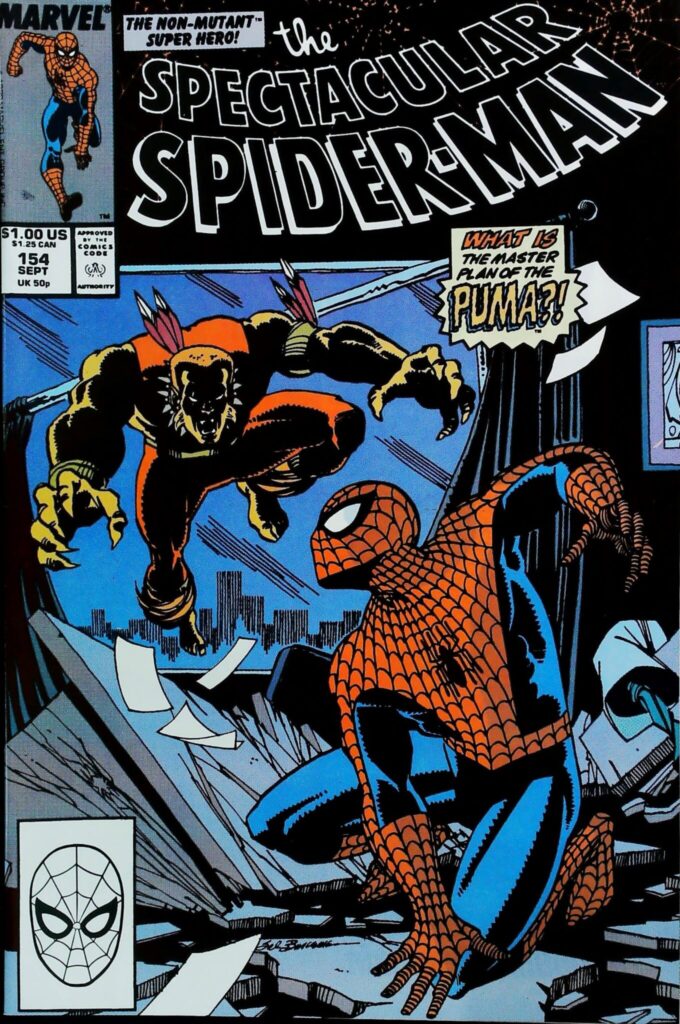 Spectacular Spider-Man #154, vue de l'exemplaire