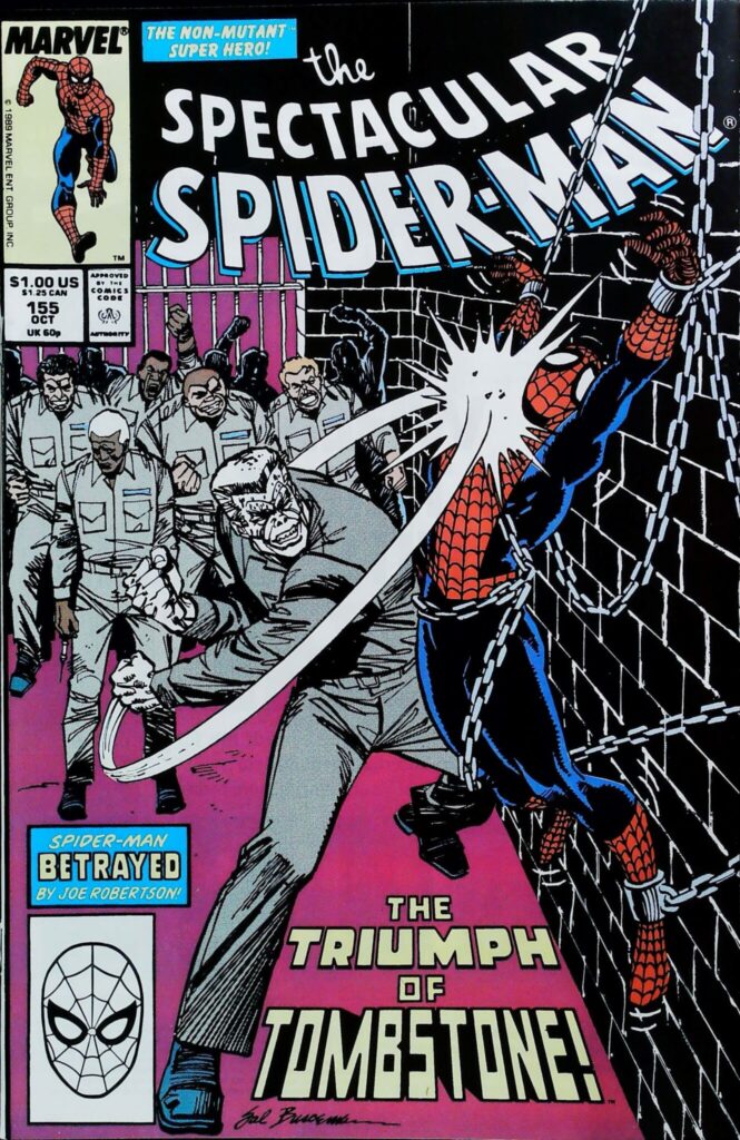 Spectacular Spider-Man #155, vue de l'exemplaire