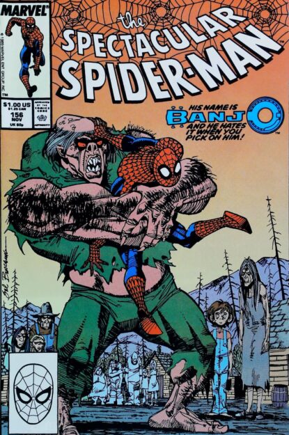 Couverture de SPECTACULAR SPIDER-MAN (1976) #156 - par Sal Buscema - lecubeacomics.com