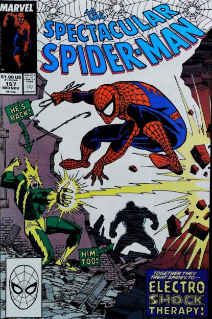 Couverture de SPECTACULAR SPIDER-MAN (1976) #157 - par Sal Buscema - lecubeacomics.com