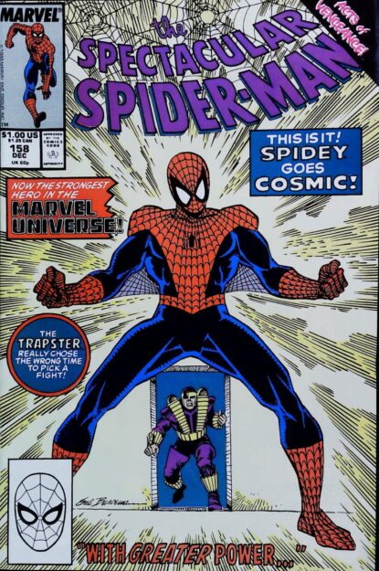 Couverture de SPECTACULAR SPIDER-MAN (1976) #158 - par Sal Buscema - lecubeacomics.com