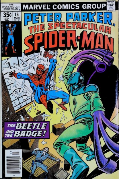 Couverture de SPECTACULAR SPIDER-MAN (1976) #16 - par Marie Severin - lecubeacomics.com