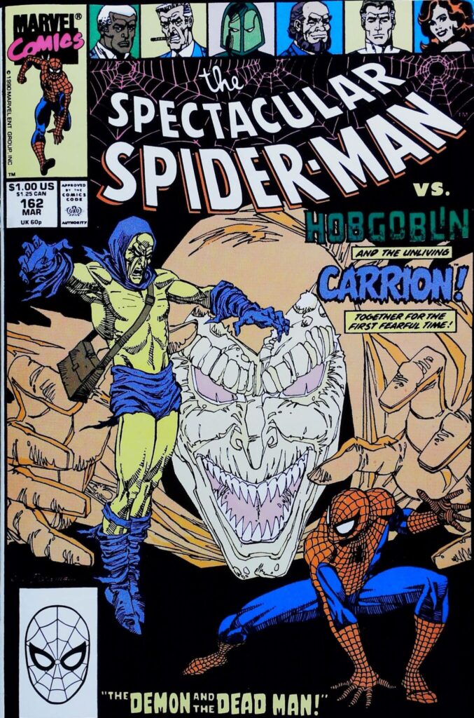 Spectacular Spider-Man #162, vue de l'exemplaire