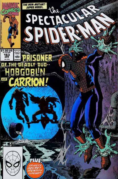 Couverture de SPECTACULAR SPIDER-MAN (1976) #163 - par Sal Buscema - lecubeacomics.com