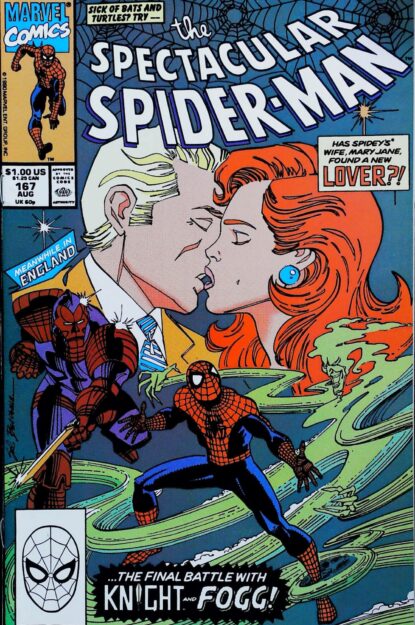 Couverture de SPECTACULAR SPIDER-MAN (1976) #167 - par Sal Buscema - lecubeacomics.com