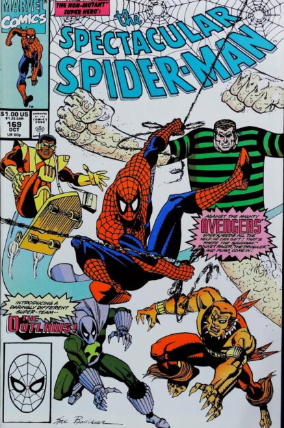 Couverture de SPECTACULAR SPIDER-MAN (1976) #169 - par Sal Buscema - lecubeacomics.com