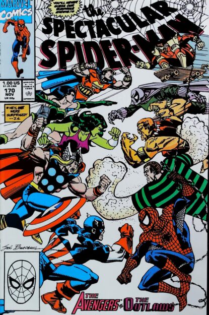 Couverture de SPECTACULAR SPIDER-MAN (1976) #170 - par Sal Buscema - lecubeacomics.com