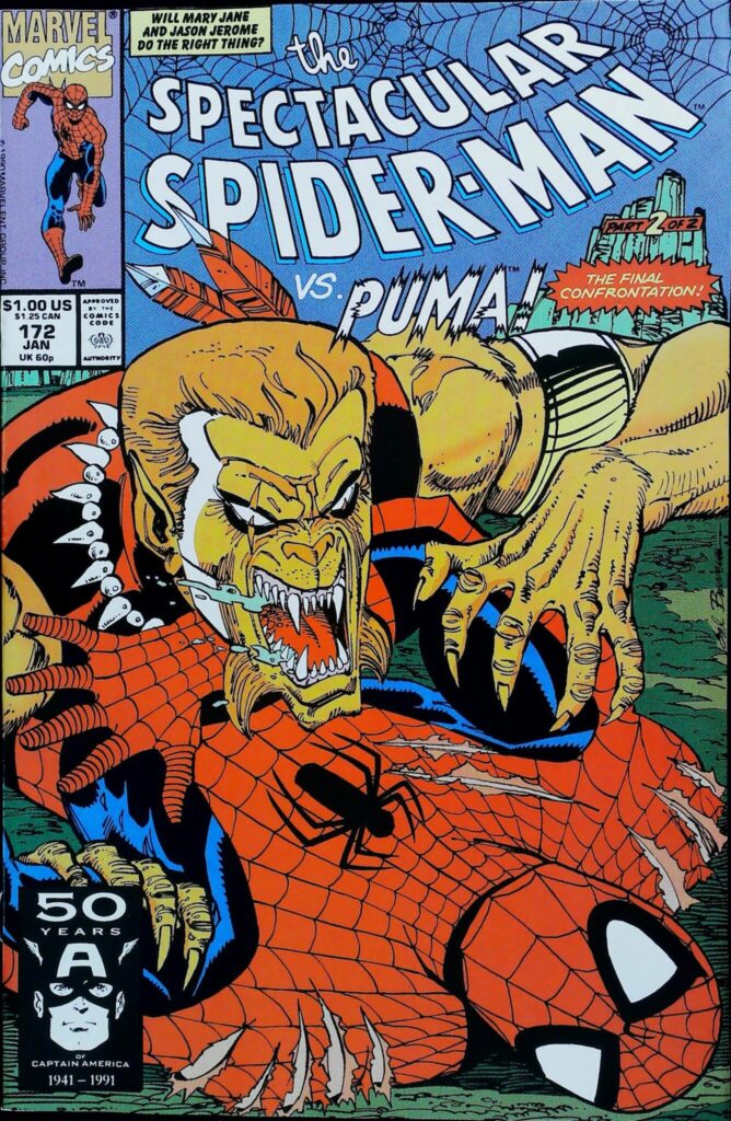 Spectacular Spider-Man #172, vue de l'exemplaire