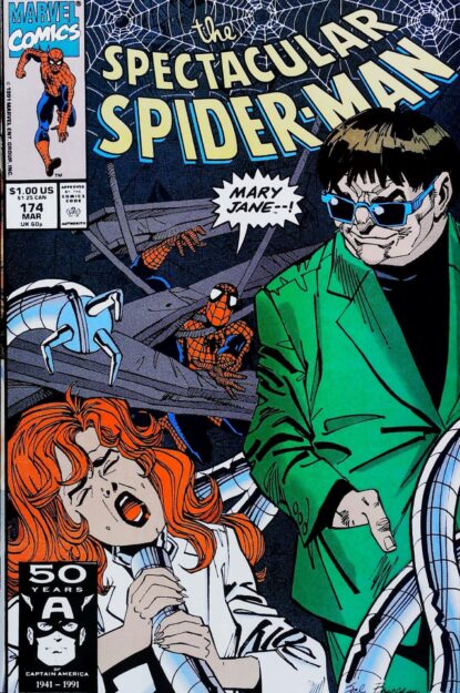 Couverture de SPECTACULAR SPIDER-MAN (1976) #174 - par Sal Buscema - lecubeacomics.com