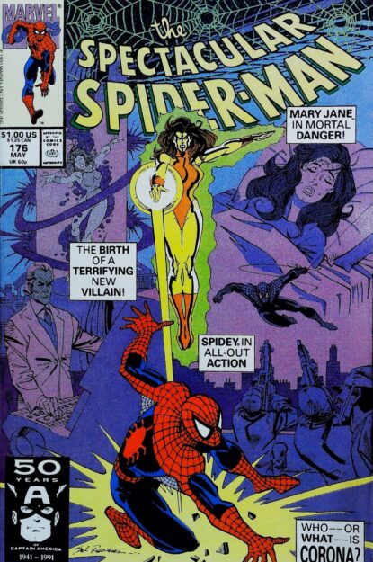 Couverture de SPECTACULAR SPIDER-MAN (1976) #176 - par Sal Buscema - lecubeacomics.com