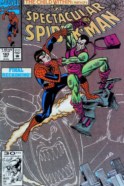 Couverture de SPECTACULAR SPIDER-MAN (1976) #183 - par Sal Buscema - lecubeacomics.com