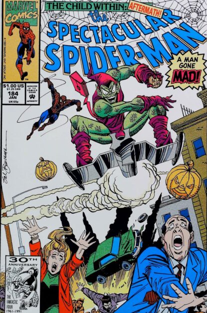 Couverture de SPECTACULAR SPIDER-MAN (1976) #184 - par Sal Buscema - lecubeacomics.com