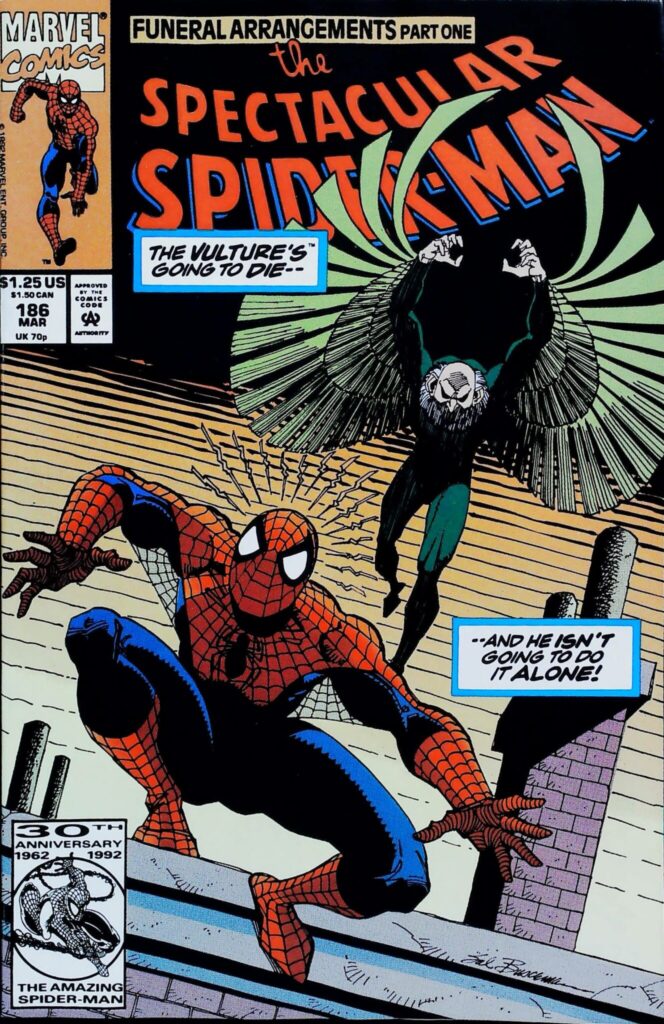 Spectacular Spider-Man #186, vue de l'exemplaire