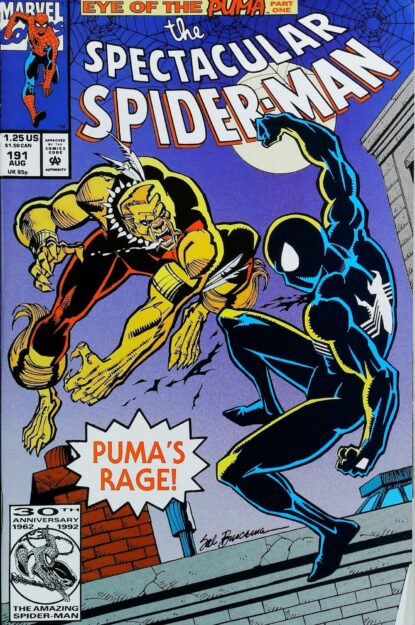 Couverture de SPECTACULAR SPIDER-MAN (1976) #191 - par Sal Buscema - lecubeacomics.com