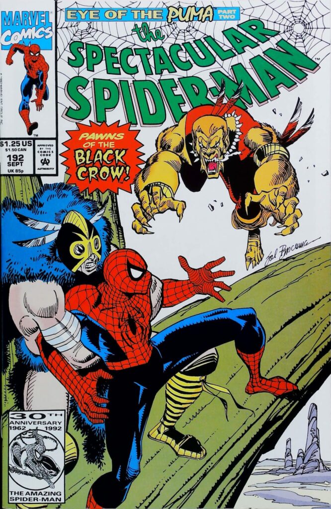 Spectacular Spider-Man #192, vue de l'exemplaire