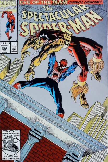 Couverture de SPECTACULAR SPIDER-MAN (1976) #193 - par Sal Buscema - lecubeacomics.com