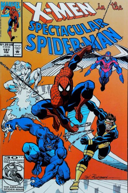 Couverture de SPECTACULAR SPIDER-MAN (1976) #197 - par Sal Buscema - lecubeacomics.com