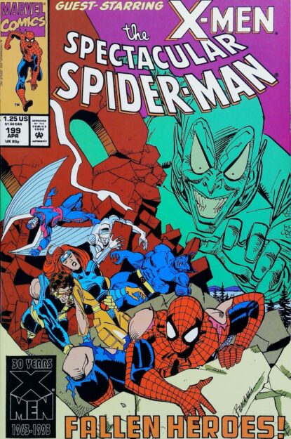 Couverture de SPECTACULAR SPIDER-MAN (1976) #199 - par Sal Buscema - lecubeacomics.com