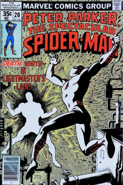 Couverture de SPECTACULAR SPIDER-MAN (1976) #20 - par Ernie Chan - lecubeacomics.com