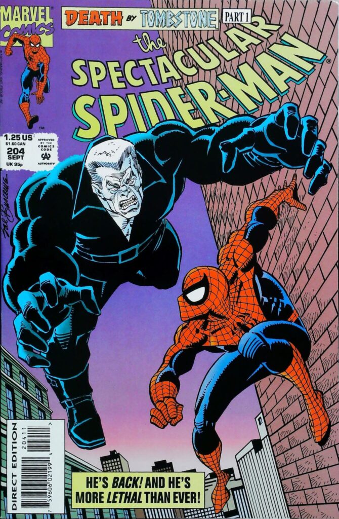 Spectacular Spider-Man #204, vue de l'exemplaire