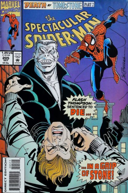 Couverture de SPECTACULAR SPIDER-MAN (1976) #205 - par Sal Buscema - lecubeacomics.com