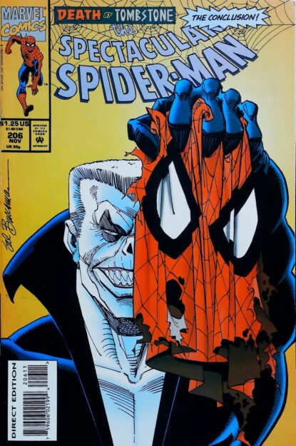 Couverture de SPECTACULAR SPIDER-MAN (1976) #206 - par Sal Buscema - lecubeacomics.com