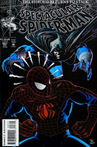 Couverture de SPECTACULAR SPIDER-MAN (1976) #207 - par Sal Buscema - lecubeacomics.com
