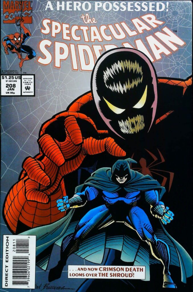 Spectacular Spider-Man #208, vue de l'exemplaire