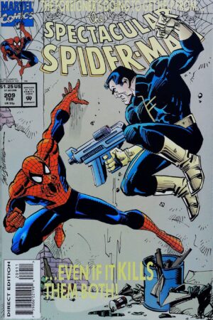 Couverture de SPECTACULAR SPIDER-MAN (1976) #209 - par Sal Buscema - lecubeacomics.com