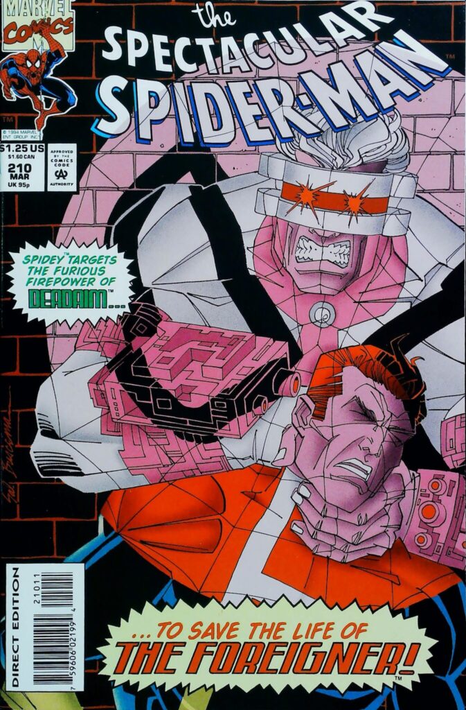 Spectacular Spider-Man #210, vue de l'exemplaire