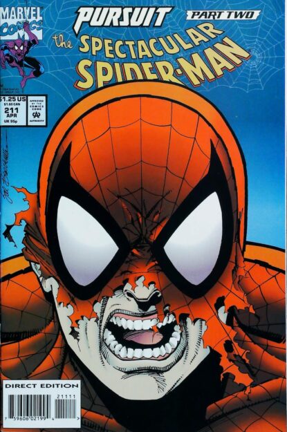 Couverture de SPECTACULAR SPIDER-MAN (1976) #211 - par Sal Buscema - lecubeacomics.com