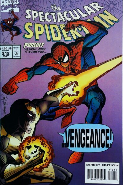 Couverture de SPECTACULAR SPIDER-MAN (1976) #212 - par Sal Buscema - lecubeacomics.com