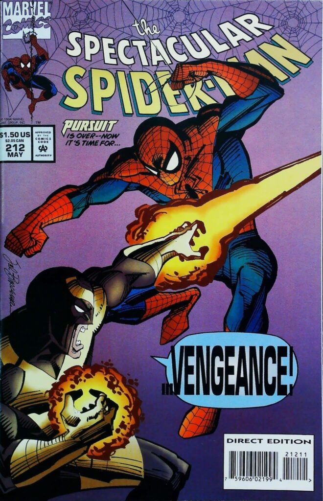 Spectacular Spider-Man #212, vue de l'exemplaire