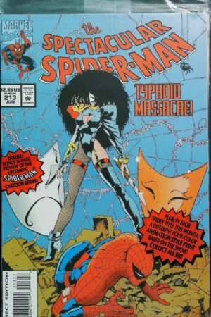 Couverture de SPECTACULAR SPIDER-MAN (1976) #213 - par Cam Smith - lecubeacomics.com